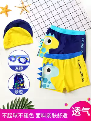 Children swimming trunks boys bathing suit small zhong da tong swimsuit baby cartoon plus quick-drying Spa swimming trunks summer