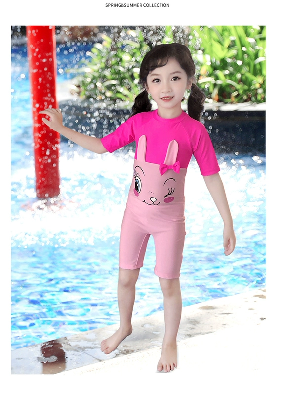 Đồ bơi trẻ em một mảnh chống nắng quần áo bé gái lớn, vừa và nhỏ và bé gái dễ thương bộ đồ bơi cho bé - Bộ đồ bơi của Kid đồ bơi nàng tiên cá cho bé