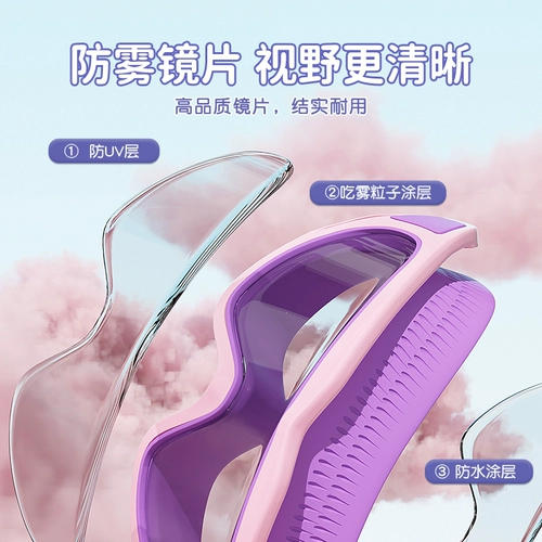 Детская плавательная шапочка для мальчиков, кепка, водонепроницаемые очки для плавания без запотевания стекол, профессиональный комплект, снаряжение, дайвинг