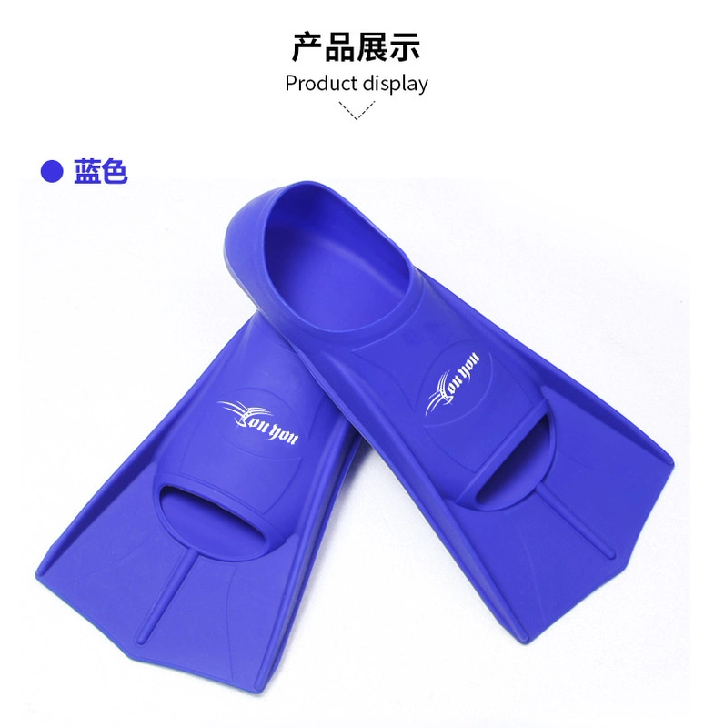 Người lớn bơi chân ngắn lặn biển lặn trẻ em đào tạo ếch chân vịt vịt tự do silicone 蹼 nam chuyên nghiệp đồ bơi cho bé gái