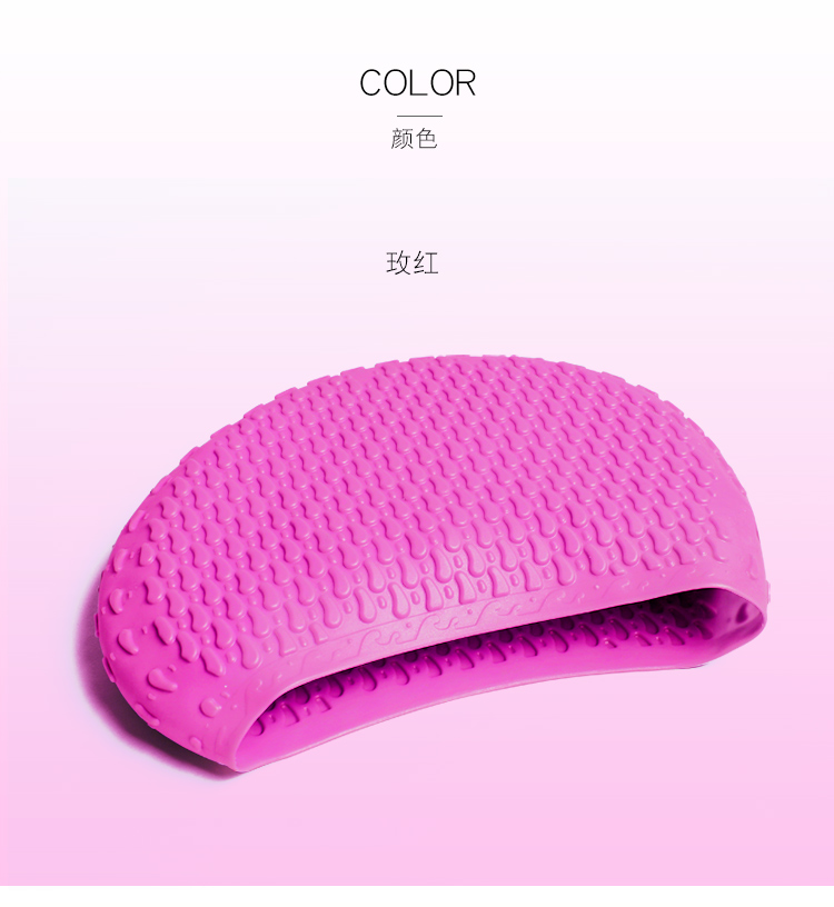Bạn bơi Mũ bơi Nữ Tóc dài Người lớn Lớn Không thấm nước Thời trang Silicone Mũ bơi Nước Thả Bong bóng Bơi Mũ nón bơi