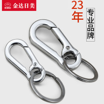 Jindari Metal Beauty Keychain Gift Car Keychain Men's Creative Waist Hanging Women's Simple Keychain Pendant