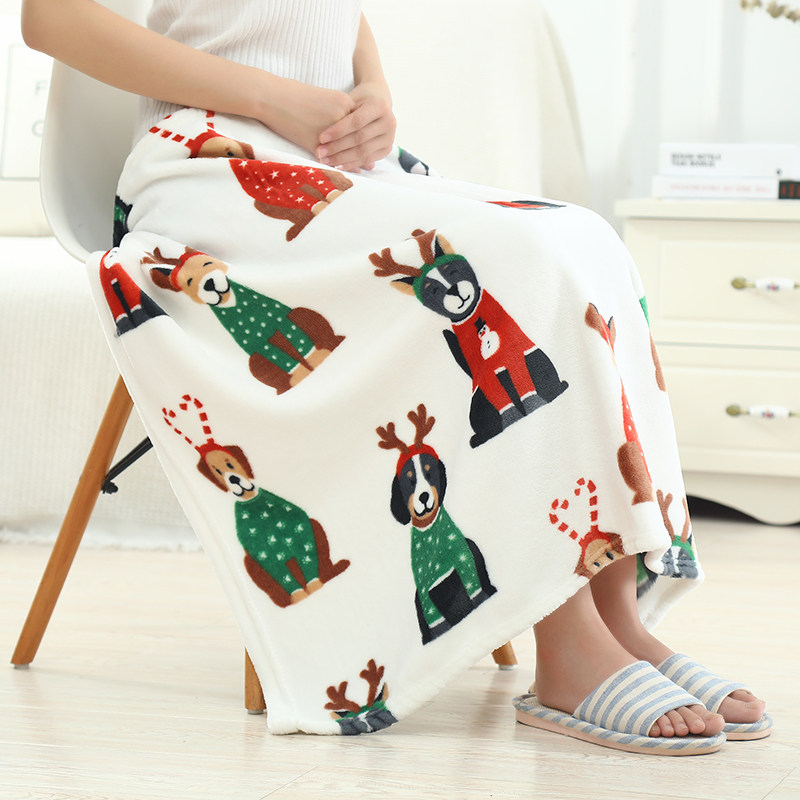 Small blanket Flannel blanket Autumn and winter Office nap blanket Single blanket Lunch break blanket Small blanket Knee blanket Winter