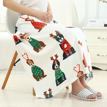 Small blanket Flannel blanket Autumn and winter Office nap blanket Single blanket Lunch break blanket Small blanket Knee blanket Winter