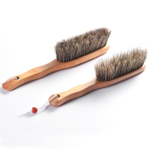 Large size horse mane bed brushed mannequin bed dust removal brush with brush cleaning brush cleaning brush Pork Mane Soft Hair Duster Brush