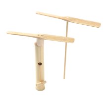 Wangji Department Store nostalgic bamboo dragonfly puzzle childrens outdoor toy pull line bamboo dragonfly hand rub bamboo Qinglong