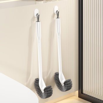 Toilet brush household no dead corner brush toilet brush soft hair long handle bathroom toilet brush wall hanging toilet cleaning brush