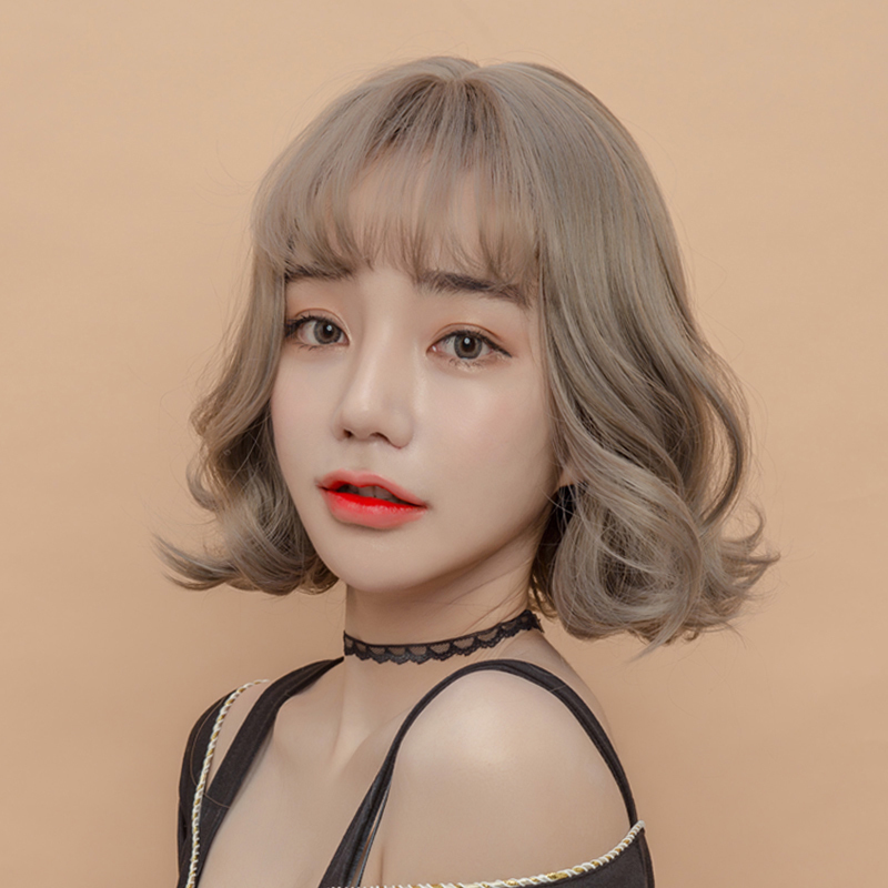 Usd 32 93 Wig Female Short Hair Fluffy Repair Face Realistic