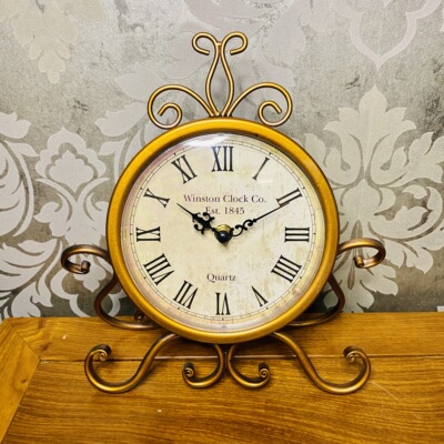 Судьба Home Light Luxury Iron Art Living Room Спальня тихий римский цифровой металл декоративные часы сиденья часы