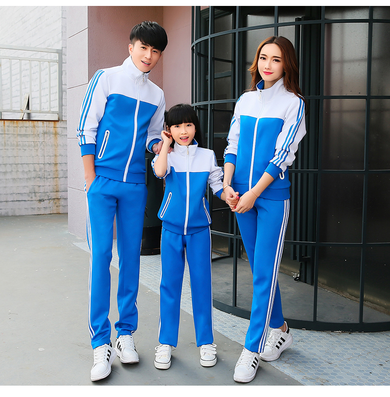 Đồng phục học sinh tiểu học mùa xuân và mùa thu phù hợp với thể thao học sinh trung học phục vụ giáo viên lớp áo quần áo mẫu giáo tùy chỉnh cửa hàng quần áo trẻ em