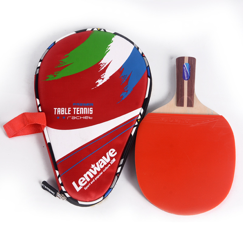 Langwei table tennis racket beginner competition training students finished product straight shot horizontal shot double-sided reverse glue single shot double shot