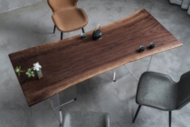 H574 North American Black Walnuts Whole Board Tea Table Table Desk O Style Light Luxury 170 * 68 * 59 * 71 *6
