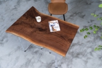 A02 North American black walnuts full board solid wood minimalist modern table tea table desk 109 67 67 69 79 * 4 5