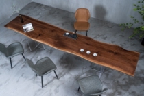 H229 North American black walnuts full board modern minimalist table tea table desk 345 64 64 66 65 * 6