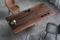 H613 North American Black Walnuts Full Board Modern Minimalist Tea Table Table Desk O 160 * 73 * 72 * 72 * 5 5