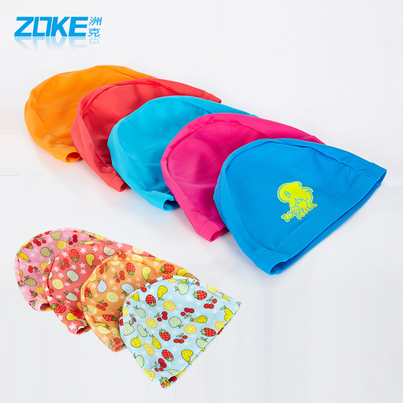 Ark children's cloth swimming cap cartoon boys and girls baby do not le big head students fashion sun protection swimming cap