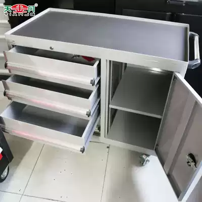Tiangang ELS-276M hanging plate 6 drawer single door tool cabinet Hardware heavy-duty combination tool cart tool cabinet