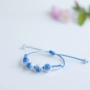 Đặc trưng Vẻ đẹp Vòng tay gốm Teardrop Nhật Bản Nhỏ Handmade Handmade Đồ trang sức bằng gốm Phụ kiện tổng hợp vòng đá