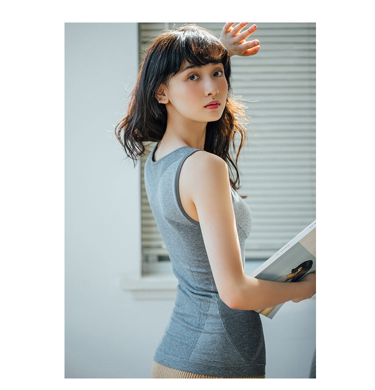 Wowo vớ hội trường mùa thu và mùa đông dày cộng với nhung ấm áp một phụ nữ đồ lót với cup không tay áo vest đáy áo ba lỗ nữ hàng độc