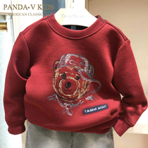 Teenie Weenie Bear Childrens Clothing 20 Spring and Autumn Boys Sweatshirts in Big Boys Round Collar Jacket