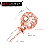 Золотой, стиль 3, розовое золото