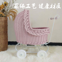 Pet stroller lightweight small dog dog stroller Teddy cat home childrens play four-wheel mobility scooter