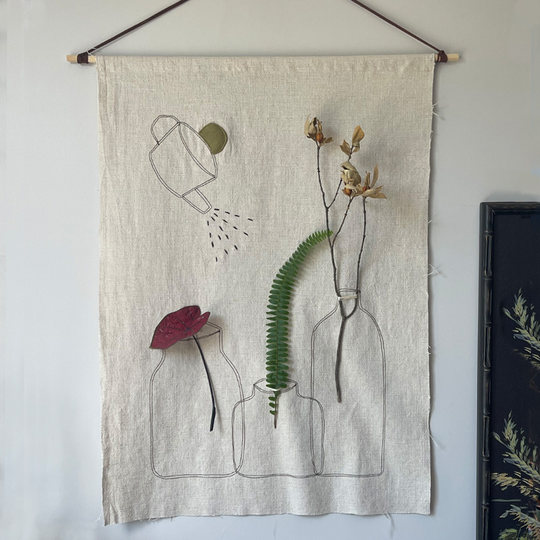 Art tapestry room wall living room decoration hanging cloth B&B atmosphere concealing cloth art hanging painting on the wall high-end