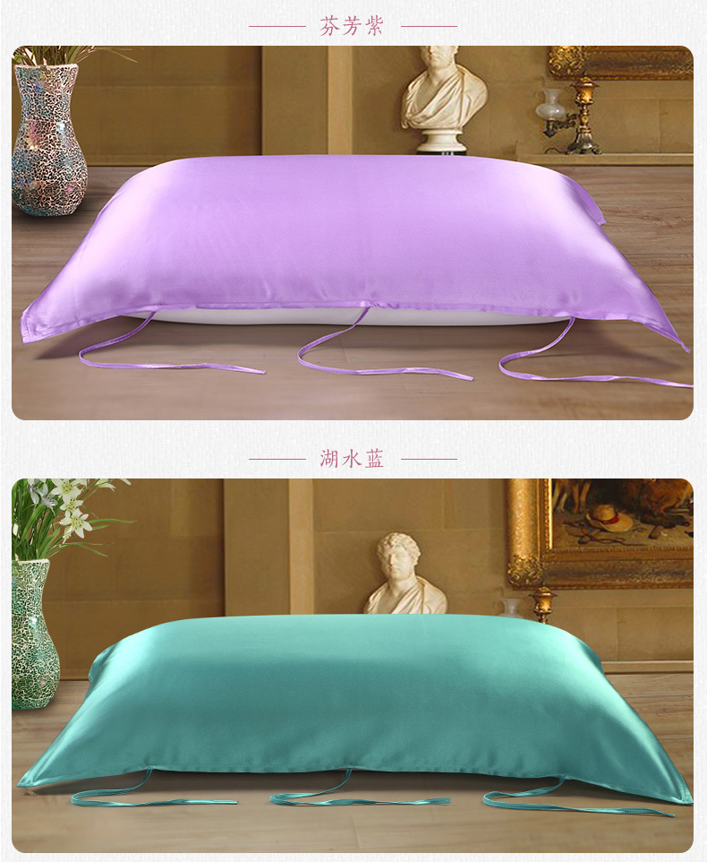Jia Si Li [mua một tặng một] khăn lụa 100 khăn lụa tơ tằm khăn gối đặt khăn lụa dày khăn bông gối