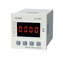 Zhuoyi single-phase AC digital display intelligent current meter ZYX48-I SX48 SX48 * 48 three-and-a-half