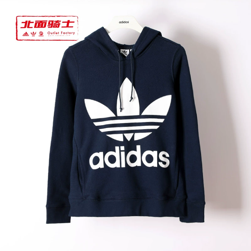 Áo thun thể thao thoải mái Adidas / Shamrock Women Logo lớn Áo len thể thao CE2410 - Thể thao lông cừu / jumper