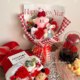 ຂອງຂວັນຈົບການສຶກສາ Pacha ຫມາ doll bouquet ກາຕູນດອກແຫ້ງສໍາເລັດຮູບຜະລິດຕະພັນວັນເດືອນປີເກີດງາມສ້າງສັນແຟນໃນປີມັງກອນ