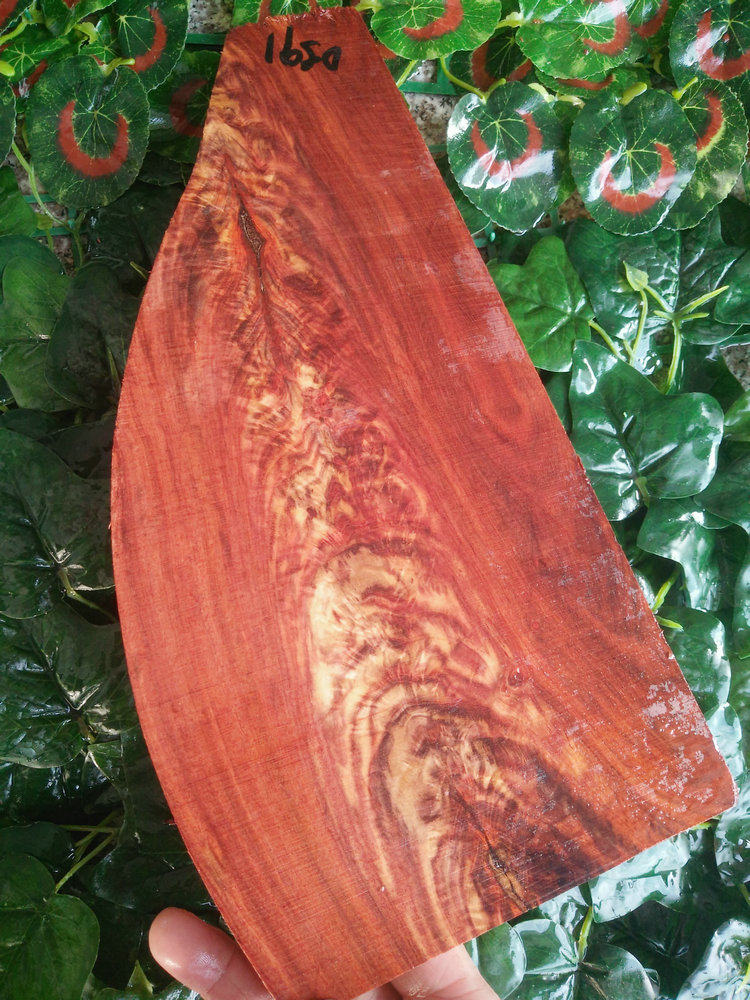 D591 Zambia blood sandalwood red wood small material hand DIY handmade with shaped slingshot material flower water wave texture