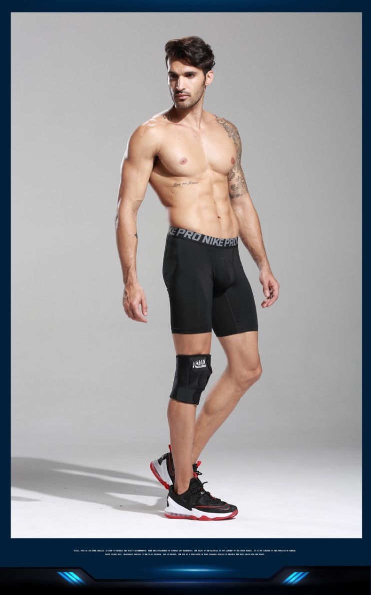 Đi bộ đệm đầu gối leo núi thể thao ngoài trời sơn bảo vệ đầu gối mặc meniscus bên ngoài mặc bóng chấn thương thể dục nam - Dụng cụ thể thao đồ băng đầu gối