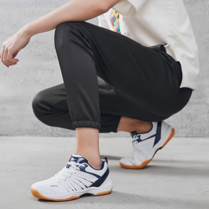 Back Force Badminton Shoes Non-slip Bull Fascia Bottom Breathable Men And Women Students Sneakers Volleyball Shoes Table Tennis Shoes