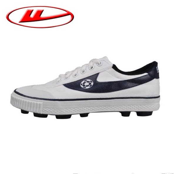 Back Force Football Shoes Adult Broken Nails Shoes Teenagers Men And Women Outdoor Training Shoes Artificial Lawn Canvas Face Rubber Bottom