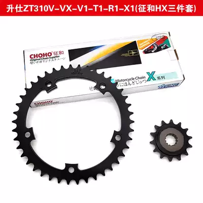 Shengshi 310 set of refining ZT310-V-X1-R1-T1-V1-VX large tooth plate sprocket and oil seal chain