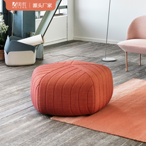 Nordic Designer Living-room Creative Couch Stool Pedaling Doorway Home Change of shoes Stool Cloakroom Sitting Mound Removable Wash