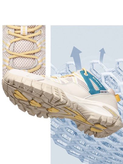 Haitu Women's Shoes, New Summer Model, Non-Slip Thick-Soled Mesh Outdoor Sports Shoes, Comfortable and Breathable Casual Shoes for Women