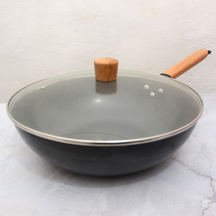 32cm iron pan frying pan Home frying oven Oven Old Gas Oven Apply Gas Foci Frying Pan Without Coating