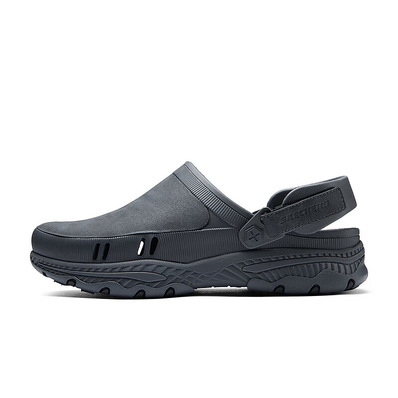 Authentic Skechers Men's Spring and Summer Casual Commuting Daily Bubble Shoes Lightweight Sandals 243110