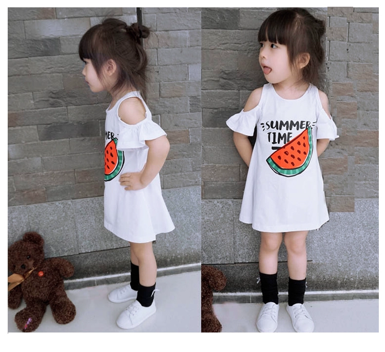 2018 gia đình mới vừa vặn mùa hè gia đình cotton ba gia đình full size size rộng đầm mẹ và con