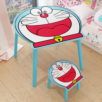 Household primary school students writing desk Lazy dormitory learning cartoon desk Small table Laptop table Bedroom