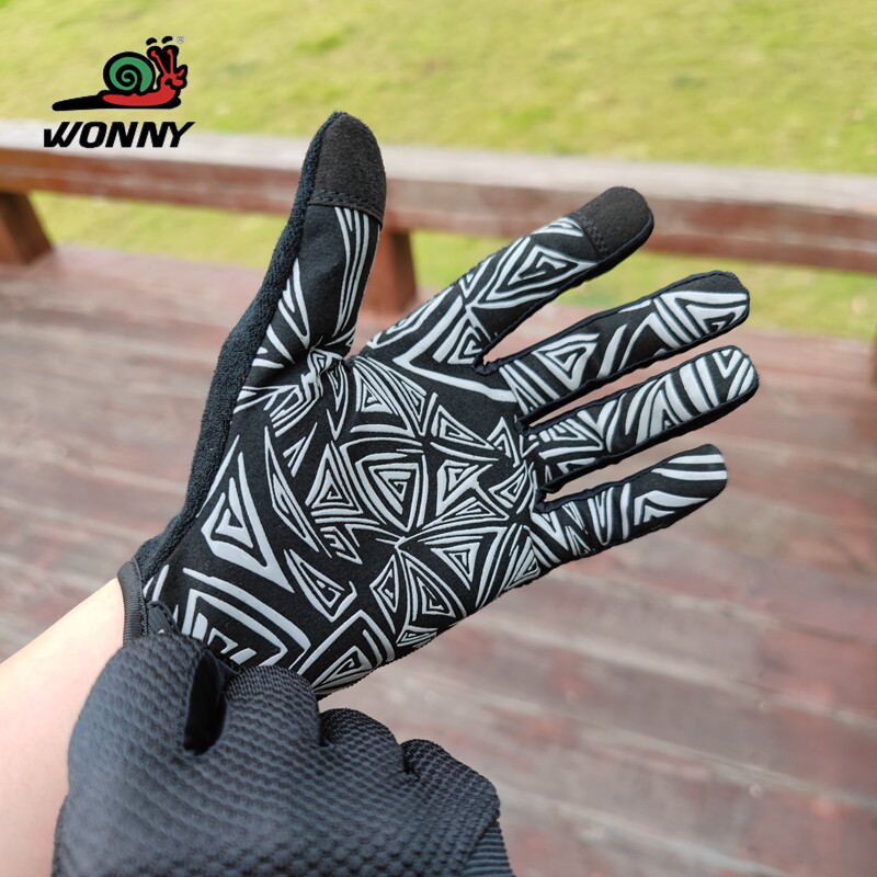 Fitness training gloves full-finger anti-cocoon horizontal bar men's and women's Frisbee outdoor climbing anti-skid climbing wear-resistant WONNY