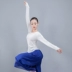 Quần áo tập nhảy hiện đại tập yoga dài tay nữ Modal bộ vát không đều đề cập đến trang phục múa Latin cổ điển - Khiêu vũ / Thể dục nhịp điệu / Thể dục dụng cụ Khiêu vũ / Thể dục nhịp điệu / Thể dục dụng cụ