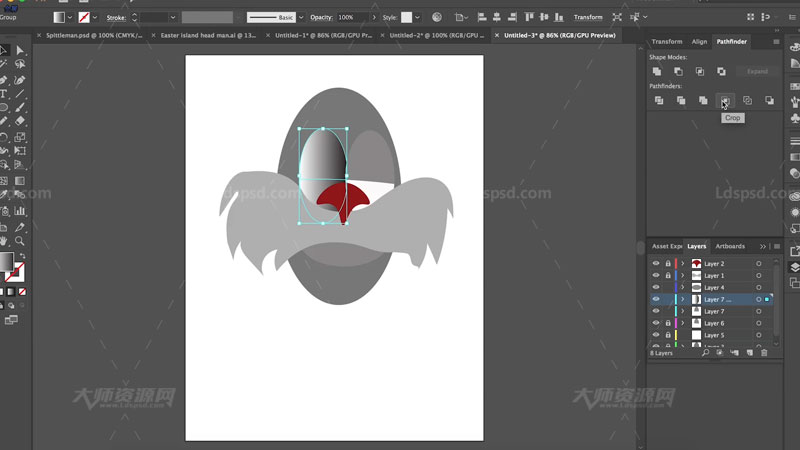 Illustrator CC矢量图形底纹与深度技视频教程－Learn Shading and Depth in Adobe Illustrator