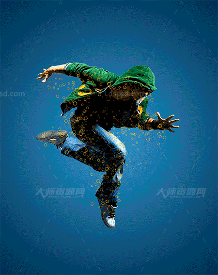  Animated Gold rings Photoshop Action6.gif