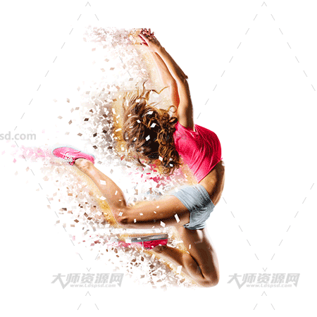  Animated Shatter And Dust Photoshop Action2.gif