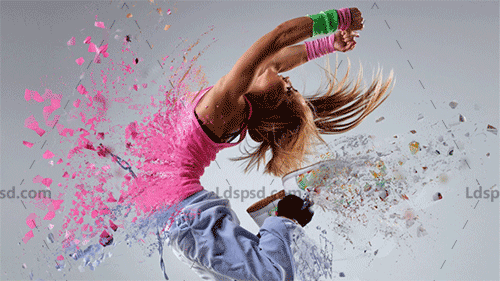  Gif Animated Shatter Photoshop Action10.gif