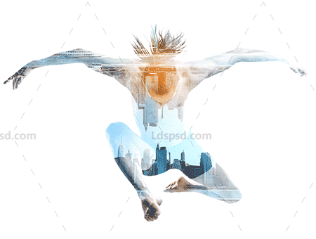 Animated Double Exposure Photoshop Action,极品PS动作－动态双重曝光(GIF动画)