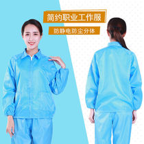 Anti-static dust-free clothing lapel split clothing dust-proof clothing suit jacket top electrostatic clothing work clothes unisex